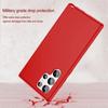 Protective Case - BOOLING - for Samsung Galaxy S22 Ultra - Red - Shockproof - Scratch-Resistant