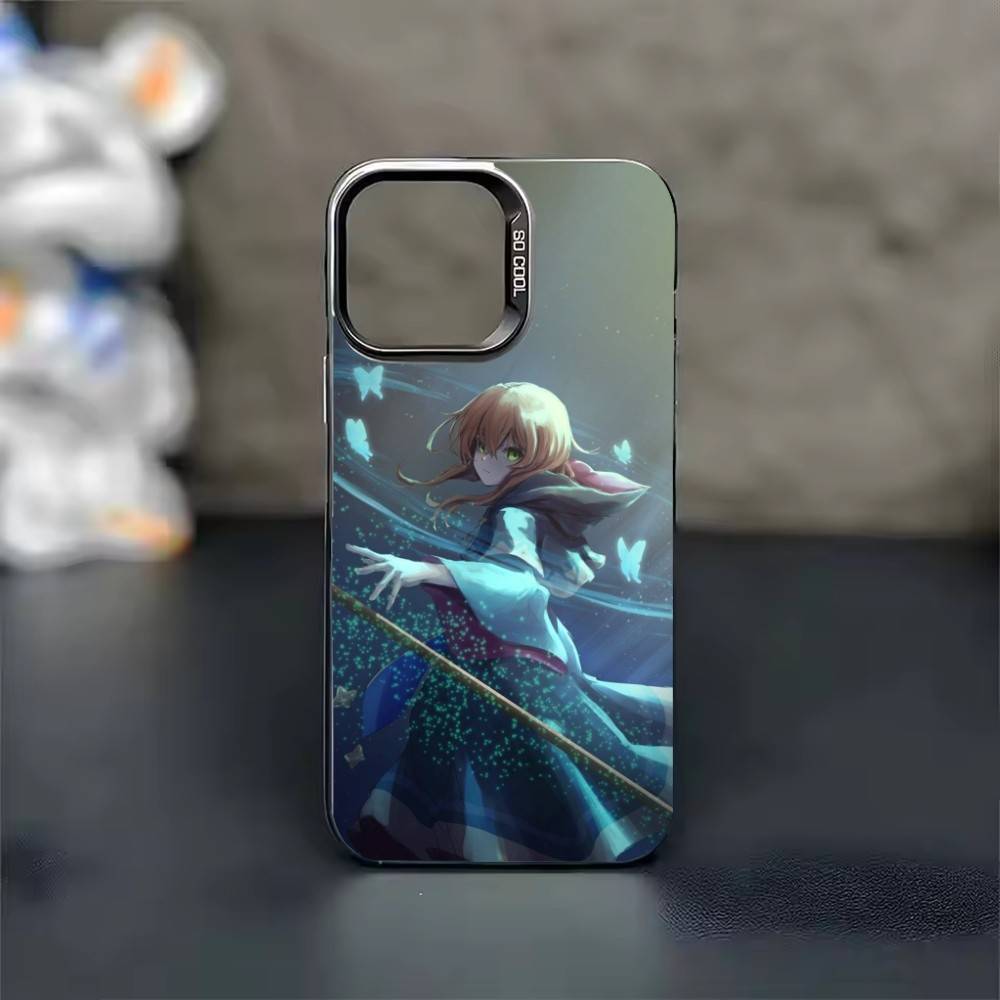 s-Silent Witch M-Monica Phone Case For iPhone 17,16,15,14,13,12,11,Pro Max,Plus Candy Silver Cover