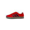 Neo Slip Resistant Abrasion Resistant Low Top Skateboard Shoes Unisex Red Black HQ1802(Team653-)