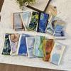Silk Scarf Long Strip High Sense Spring and Summer Versatile Oil Painting Headscarf Headband Tied Bag Streamer Decorative Scarf Multi-purpose Belt