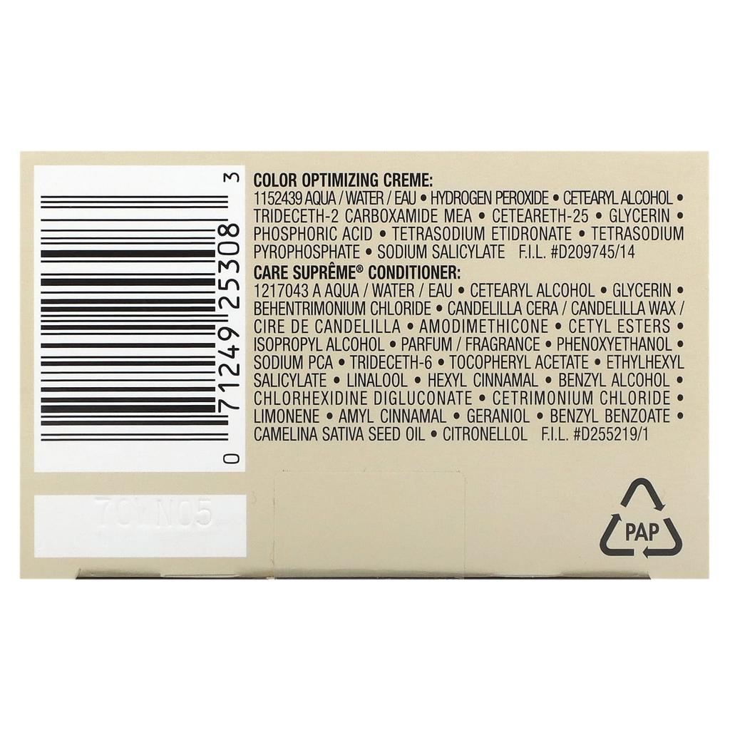 L'Oréal, couleur vive très préférée, couleur sans décoloration, 5G châtain moyen doré, 1 fois