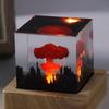 DIY Handmade Resin Atomic Bomb Explosion Mushroom Cloud Night Light Ornament