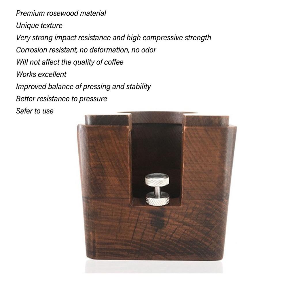 Universal Fit Coffee Filter Tamper Stand Portafilter Holder Stand Kitchen Countertop