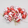 24pcs 3cm Electroplated Hanging Balls Mini Merry Christmas Tree Decor  Home Xmas Decor
