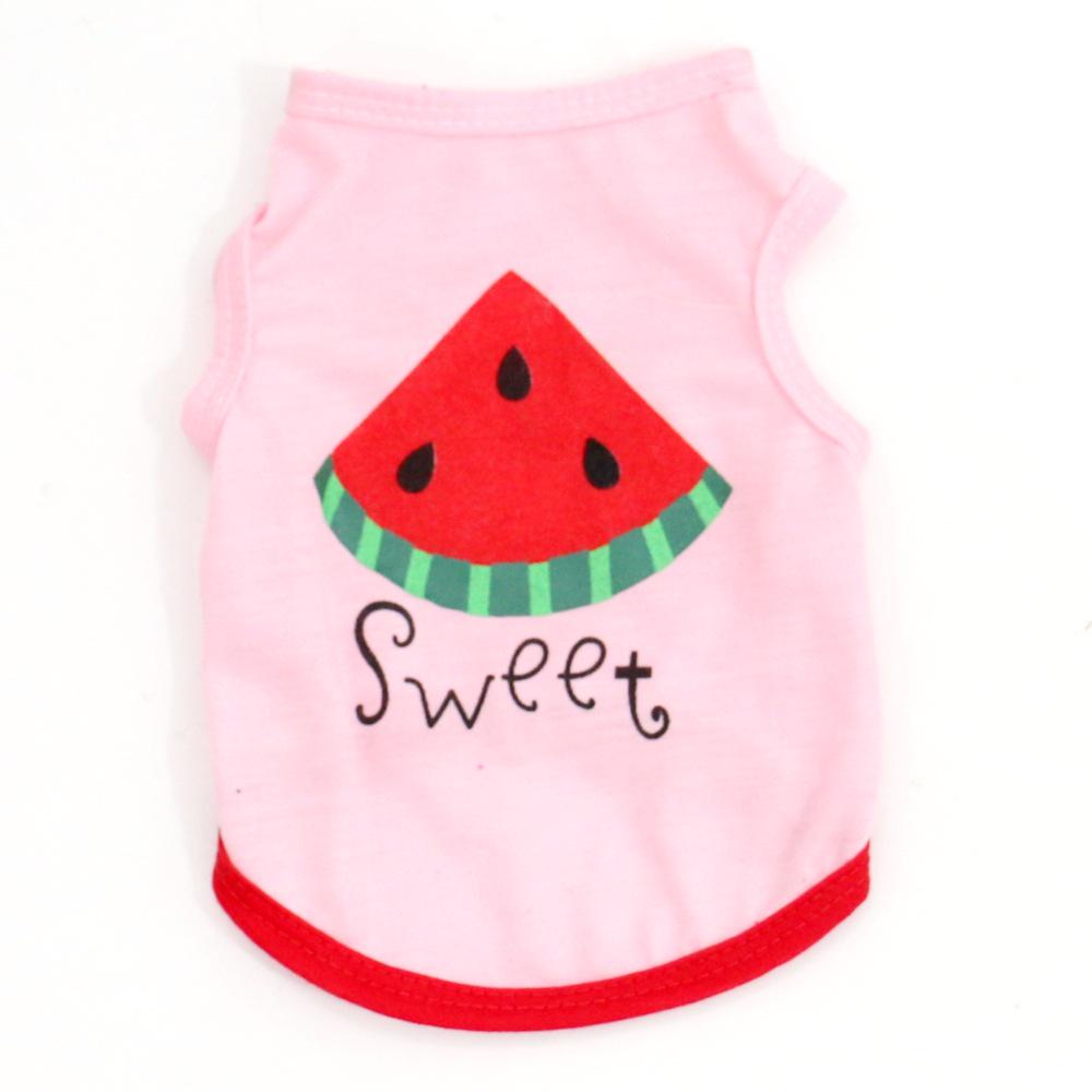 Pink Summer Dog Breathable Vest Set