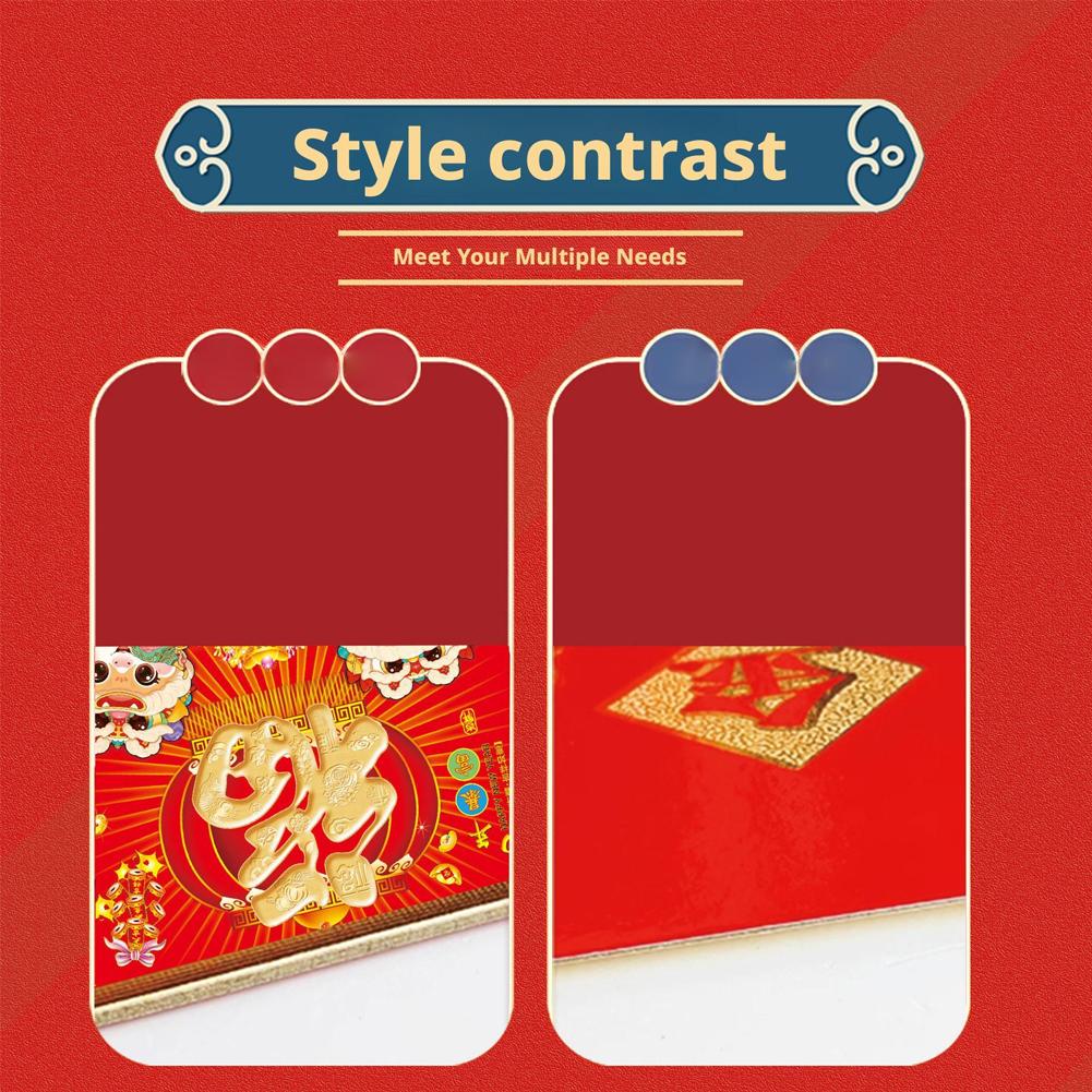 2026 Wall Calendar Chinese New Year Planner Monthly Lunar Year Hanging Office Decor Bright Color Festive Ambiance Traditional