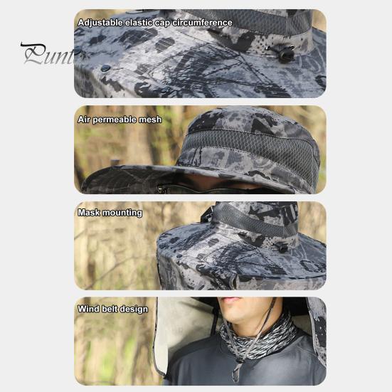 Dual Fan Solar Hat with Neck Flap USB Rechargeable UV Protection Cooling Fishing Foldable Men Women Fisherman Hiking Mountaineering Sun
