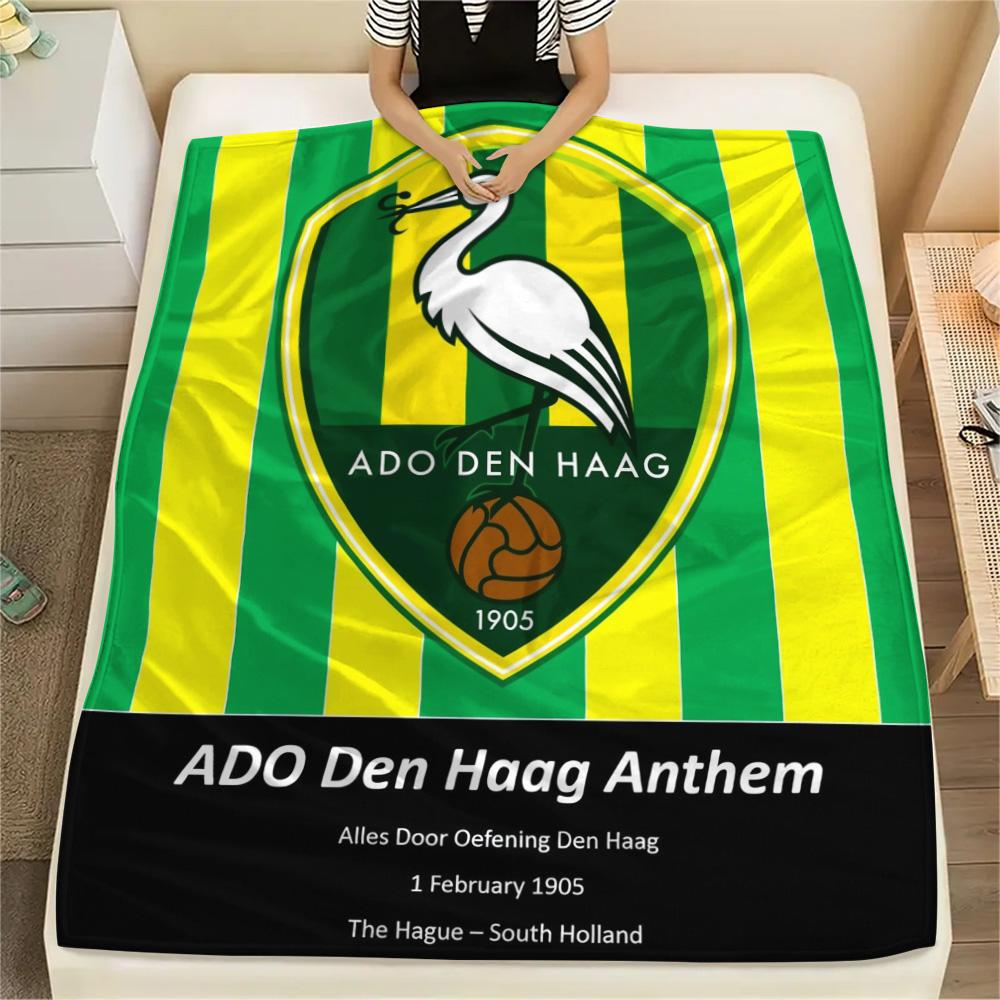 Coperta in Flanella con Stampa The Hague Football Club, Alta qualità Confortevole per Tutte le Stagioni, Arredamento per la Casa, Calore e Comfort