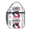 1 Piece Portable Lunch Container Dessert Zipper Closure Durable Pocket White Rabbit For Lunch Box Bag