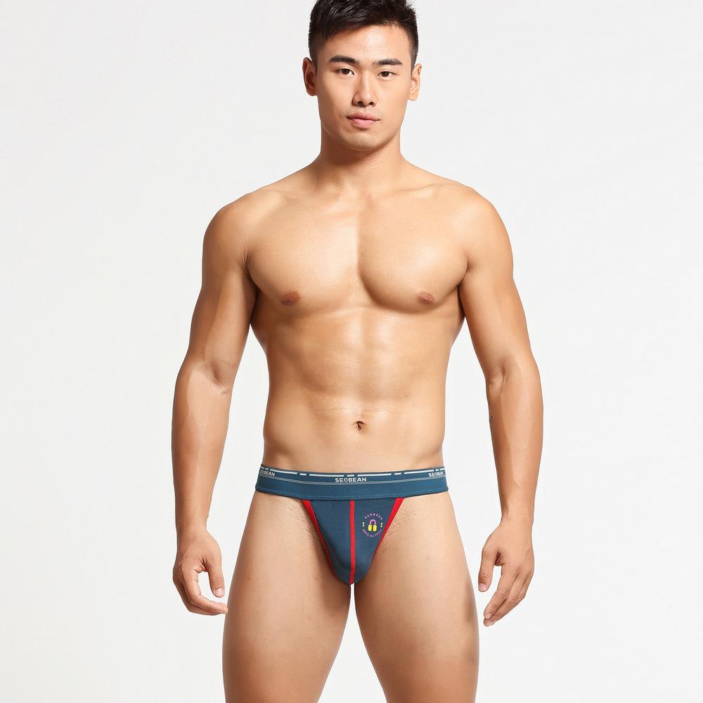 Men's G-string Thong Underwear Triangle Pants Singles T-pants Sexy Low Waist Bottom