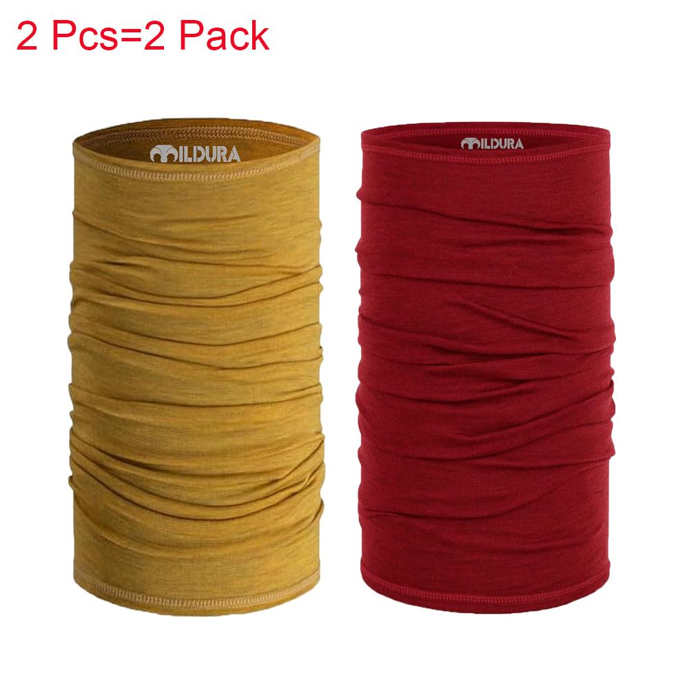 Adult 100% Merino Wool Neck Gaiter Light Quick Dry Breathable Face Mask for Ski Hiking Neck Tube Scarf Multifunctional Headwear