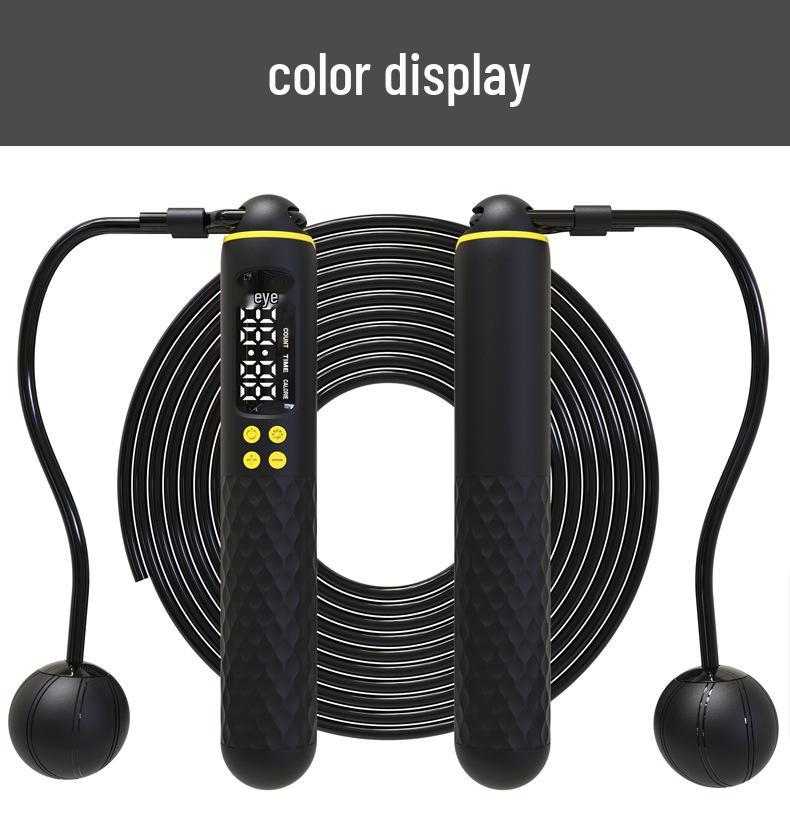 Moyue Kabelloses Intelligentes Springseil mit Beschwerten Griffen für Erwachsenen-Fitness und Geschwindigkeitstraining