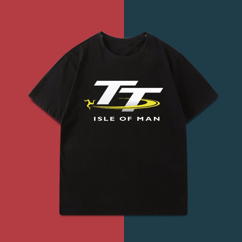 

Футболка с коротким рукавом Isle of Man T/T Isle of Man Travel Trophy SBK Heavy Duty Motorcycle Peripheral, модный бренд XL