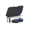 Car Front Sunshade New Development Panda Shaft Flexible Center Foldable Car UV Heat 10 Double Opening Easy Car Sunshade Sun UV Storage Pouch Included