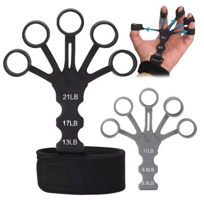 Finger Gripper Exerciser For Guitarists With 6 Resistance Levels Hand Strengthener And Recovery Tool For Physical Therapy