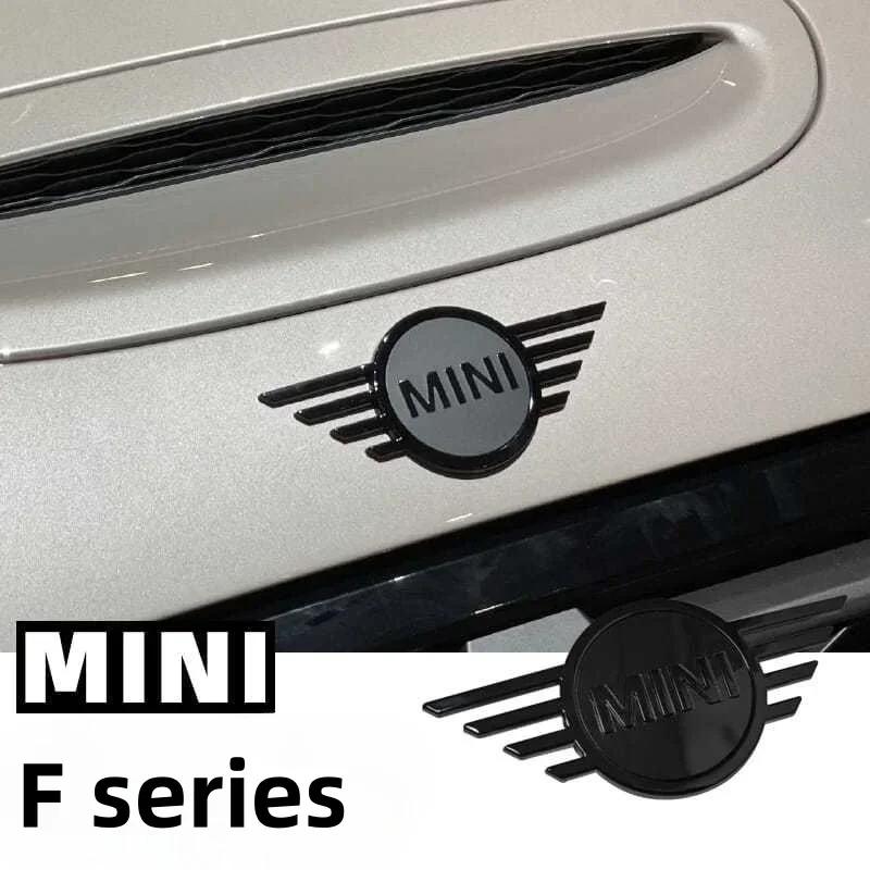 3D ABS Car Front Head Emblem Rear Sticker Logo for BMW Mini Coopers F54 F55 F56 F57 Refit Replacement Badge Exterior Accessories
