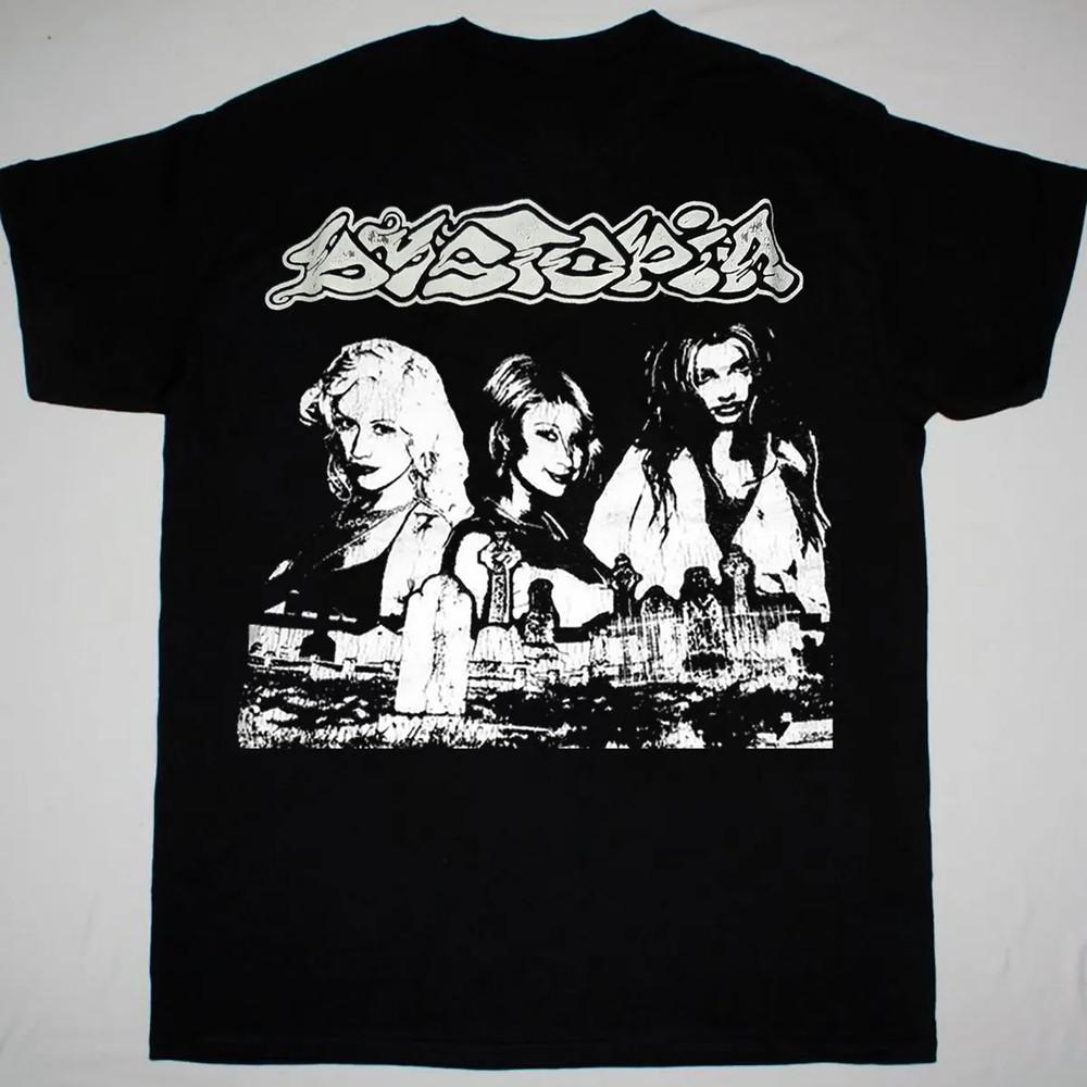 Dystopia Band 3 Girls Shirt Classic Mens Black Unisex T-Shirt M