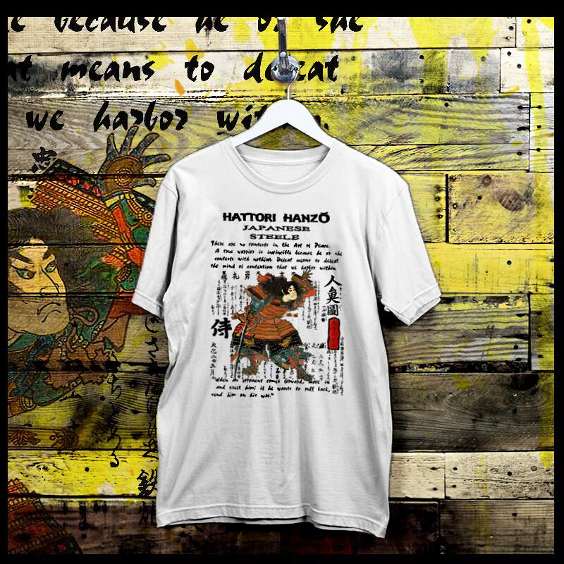 

Футболка Самурай Сёгун Ассасин Бусидо Ронин Хаттори Ханзо Японский Стальной Меч M