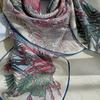 Beautiful Sintra Garden! Light Luxury Twill Square Scarf Silk Silk Scarf Women'S Spring Versatile Mulberry Silk Scarf Shawl