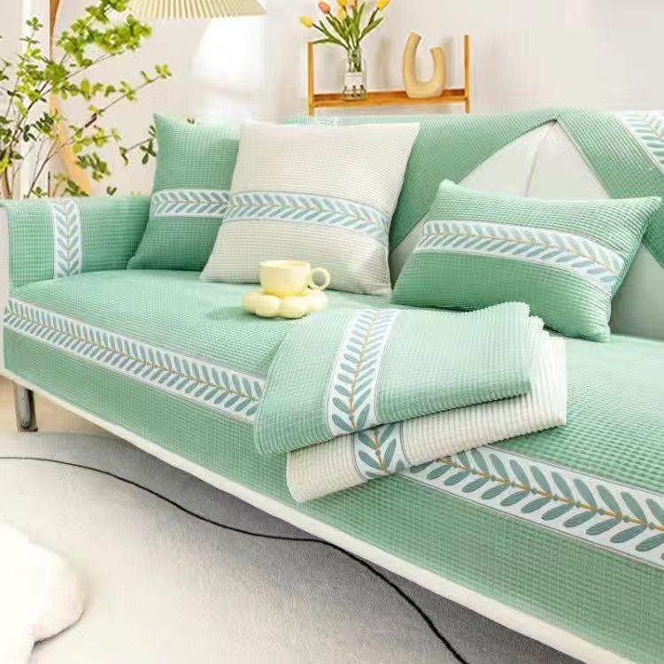 Corn Velvet Sofa Cover New Sofa Cushion All-season Universal Backrest Towel Cover Sofa Cushion Cloth Cushion