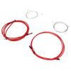 Bike Brake Cable Housing Kit Bike Shift Cable and Transmission Cable for Mountain Bike Road Bike Red
