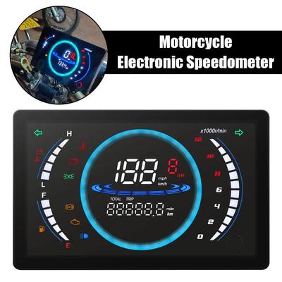 Motorcycle Digital Board Dash Digital Speedometer Tachometer Panel Instrument Speedometer Electronic Dashboard Motorcycle X9L8