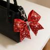 10 Stück/Set Schleifenförmiger Schlüsselanhänger Stoff Legierung Schlüsselhalter Anhänger Für Einfache Tasche Geldbörse Aufbewahrung Leichte Praktikabilität