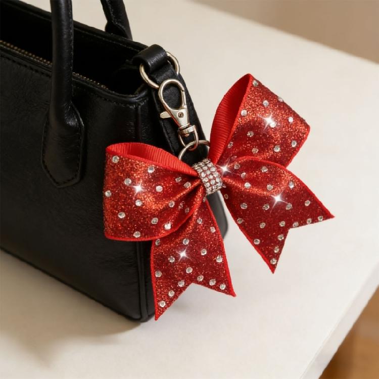 10 Stück/Set Schleifenförmiger Schlüsselanhänger Stoff Legierung Schlüsselhalter Anhänger Für Einfache Tasche Geldbörse Aufbewahrung Leichte Praktikabilität