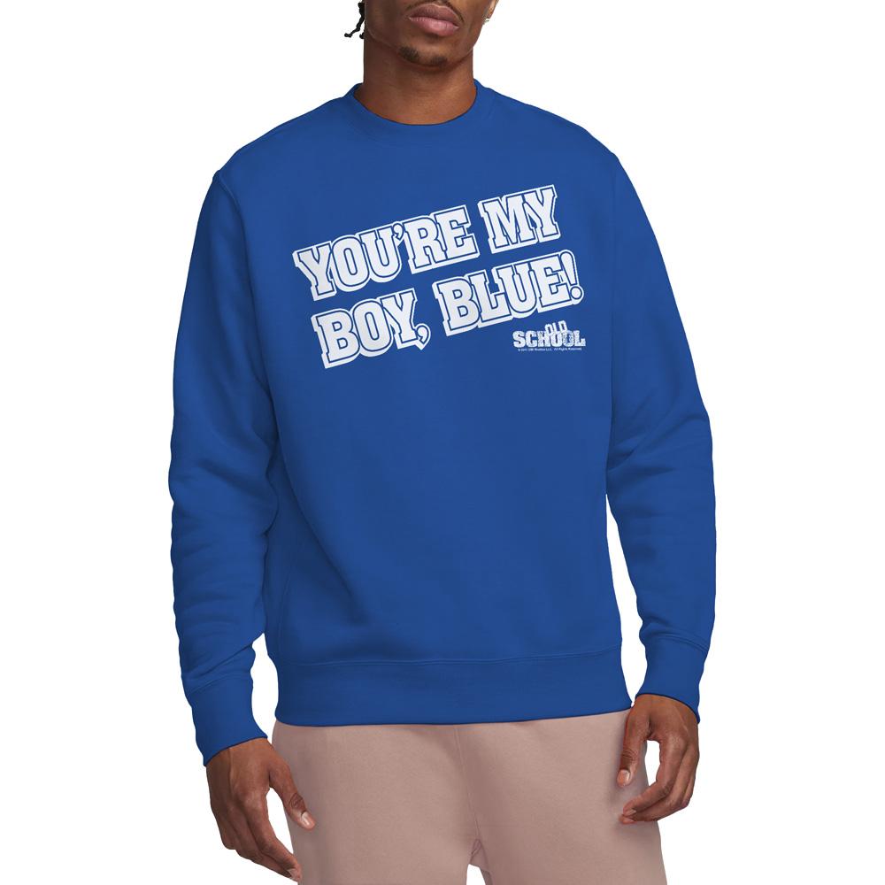 Old School Unisex Adult My Boy Blue Sweatshirt