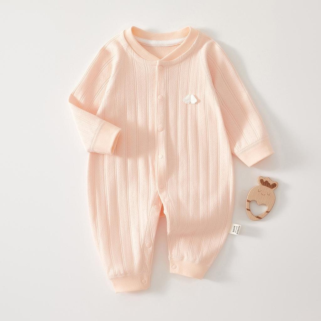 Newborn Baby Clothes Cotton Long Sleeve Romper Soft Infant Onesie Spring Autumn Winter Pajamas Crawling Suit