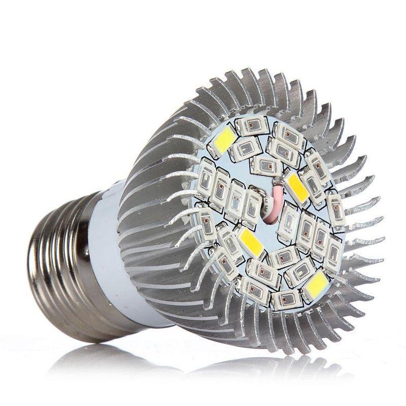 

Full Spectrum 28leds Grow Light For Hydroponics With E27 Gu10 E14 Base Ideal For Indoor Gardens E27