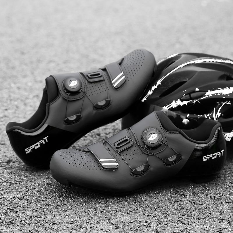 Cycling Sneaker Mtb with Cleats Men Carbon Sports Speed Bike Shoes Women Mountain Racing Flat SPD Road Cycling Footwear