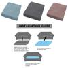Stretchy Couch Seat Cushion Cover Soft Hand-feeling Easy To Fit Furniture Protector