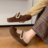 Retro Fairy Style Bag Head Half Slippers Female Outer Wear 2025 Autumn Platform Muller Shoes with Skirt Mary Jane Tow