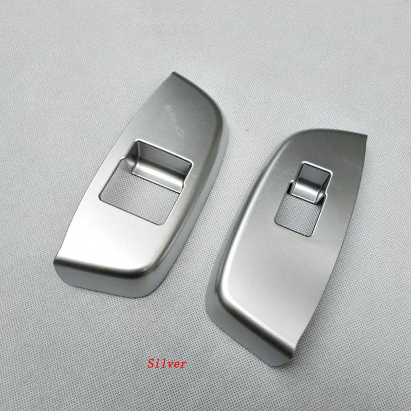 Chrome Window Lift Switch Interior Door Handle Armrest Panel for Nissan Nv200 Evalia 2010 2018 Decoration Car Styling Sticker
