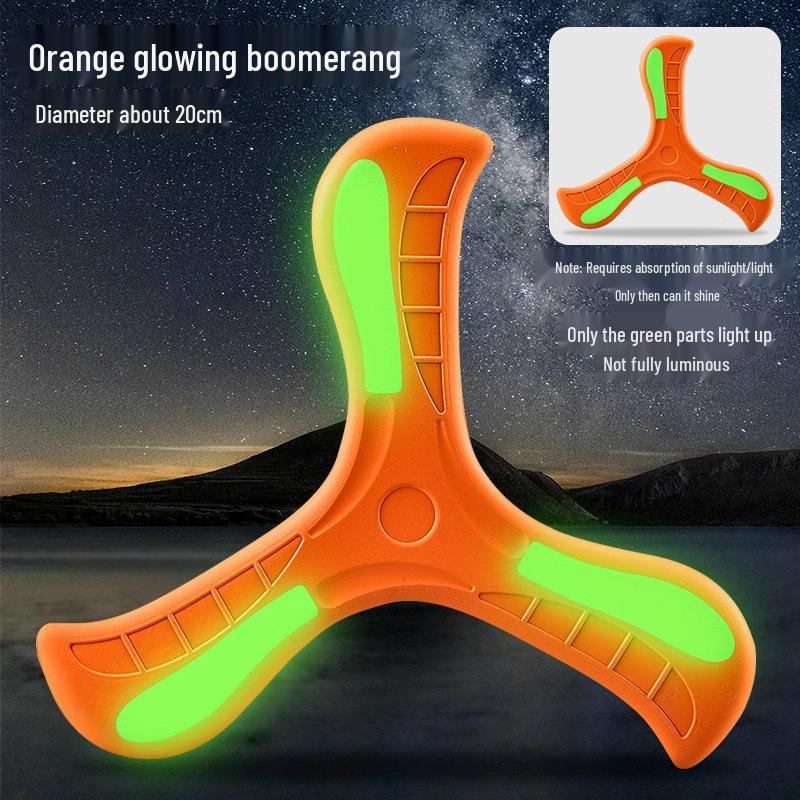 Children's EVA Soft Three-Blade Boomerang Flying Disc Toy