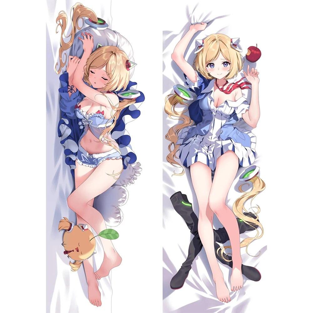 

Vtuber Aki Rosenthal наволочка для тела Dakimakura аниме персонаж косплей реквизит обнимающая подушка 2 боковые наволочки подарок отаку A 40x120cm Peachskin
