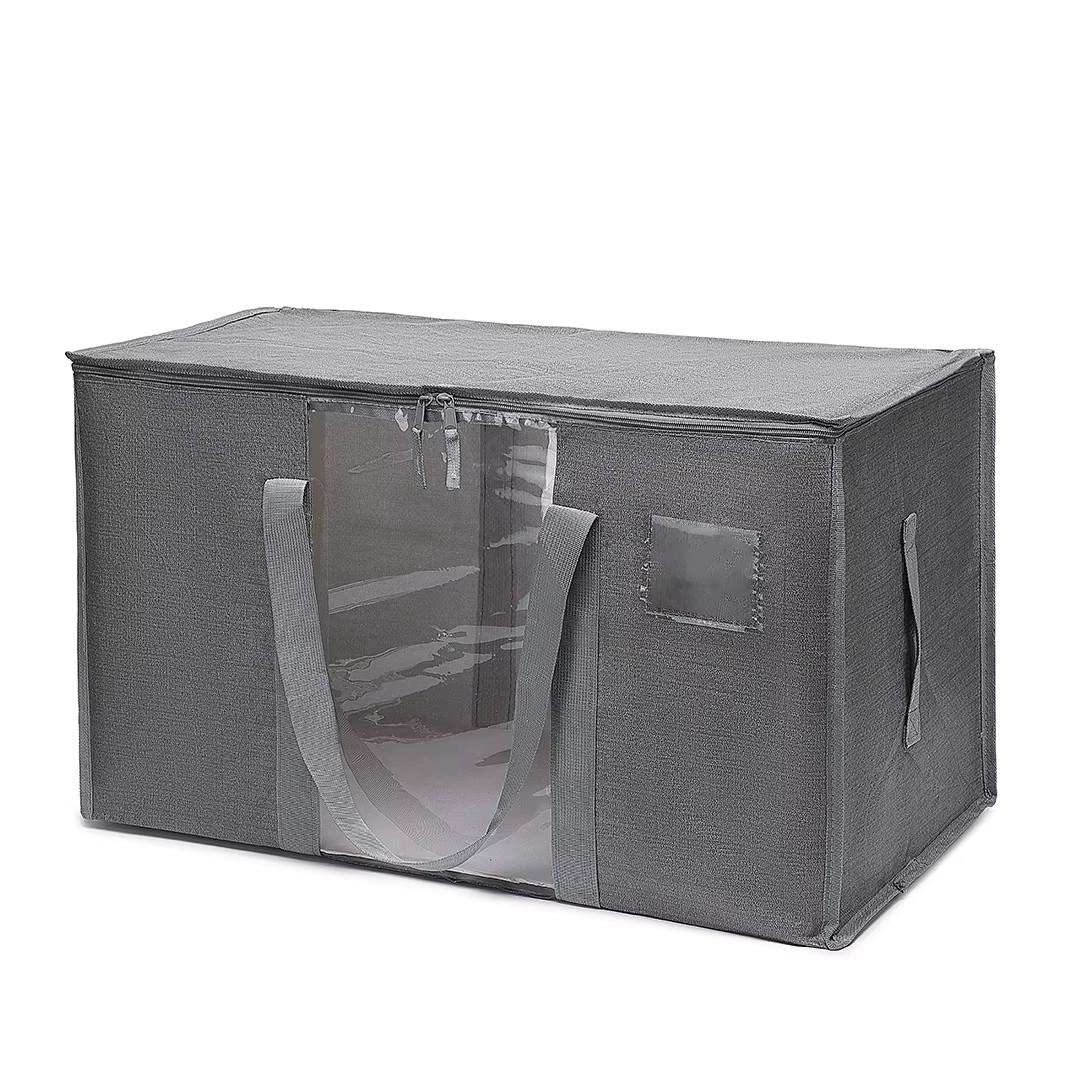 Крупногабаритные сумки для переезда с усиленными ручками прочная сумка для хранения принадлежности для упаковки и кемпинга серый 1159₽