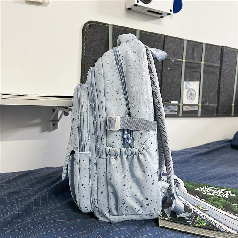 Zaino Scolastico per Studenti Zaino Stampato a Stelle Impermeabile Zaino per Pendolari Campus