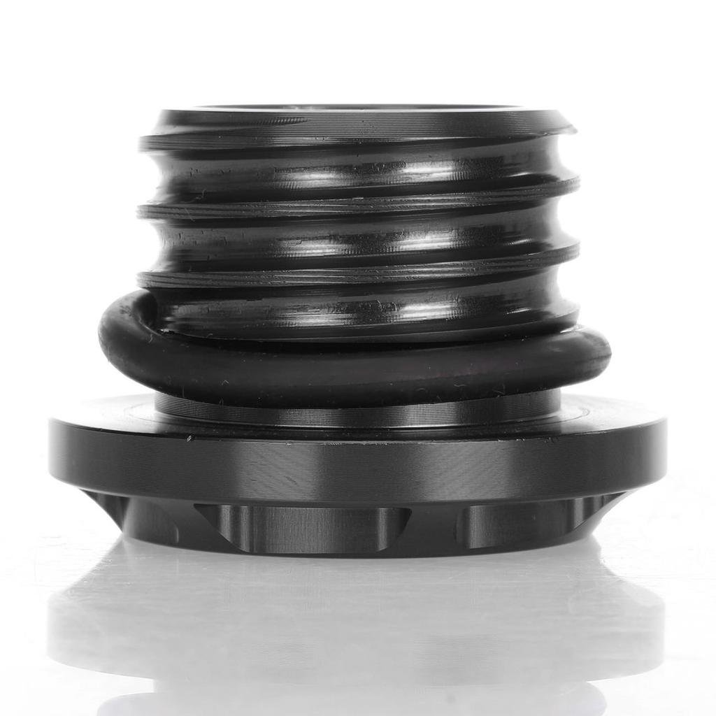 Szmsmy Black Fuel Gas Cap Right for 96+ Harley Sportster Dyna Touring Sofyl Models