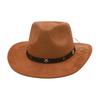 French Premium Top Hat Suede Four Seasons Sunscreen Sun Hat Western Cowboy Hat