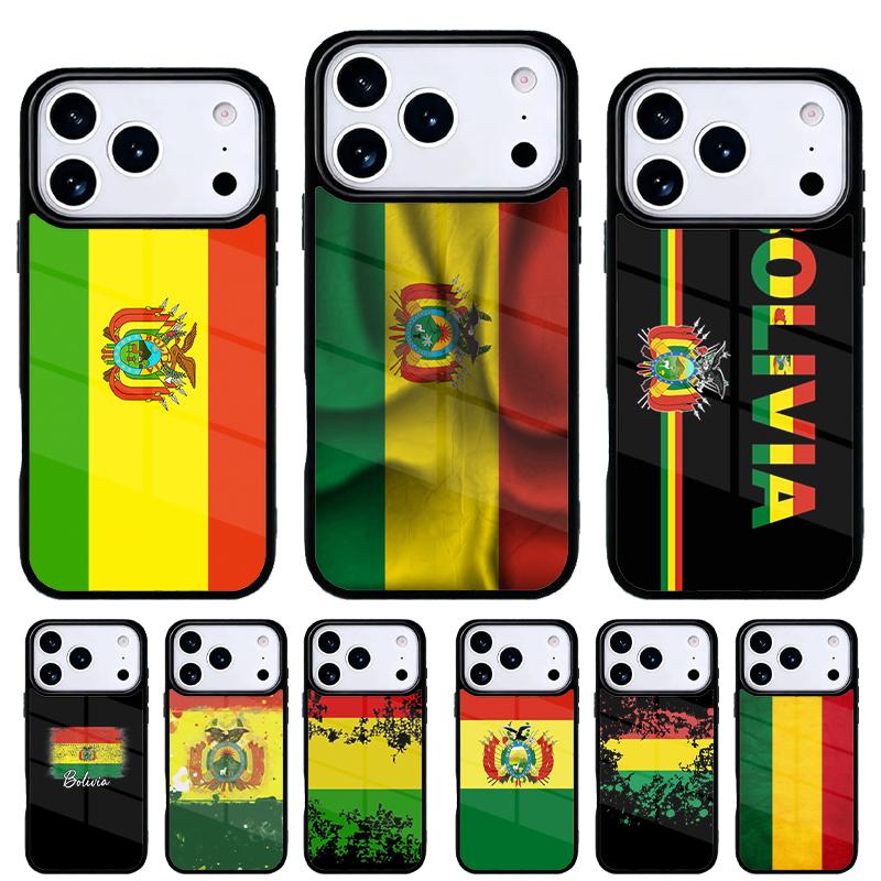 Bolivia Flag Phone Case for iPhone 17 16 15 14 13 Pro Max Back Cover for 12 11 Pro Coque
