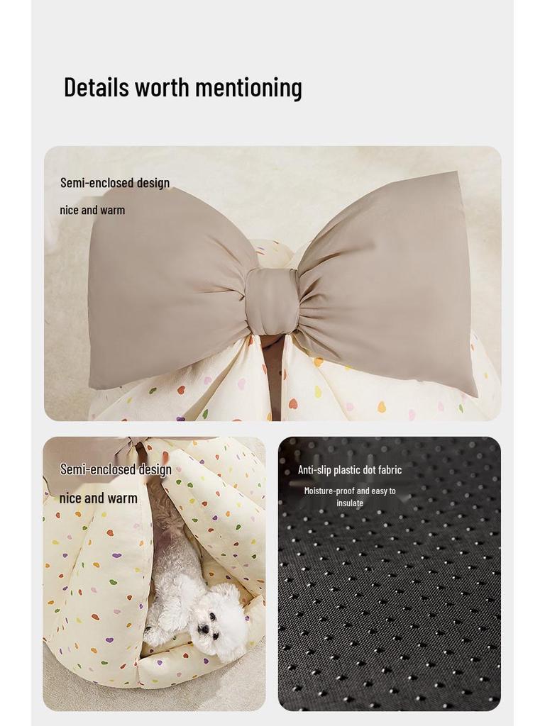 Four Seasons Semi-Closed Pet Tent: Universal Dog & Cat House