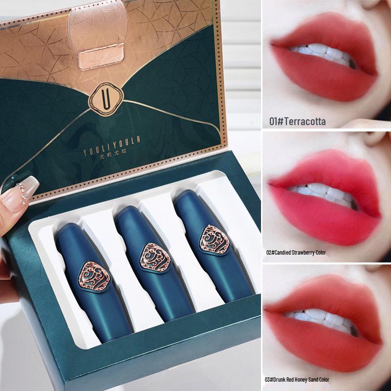 

Матовая водостойкая нюдовая помада Velvet Smooth - Стойкая, Не скатывается, Не сушит