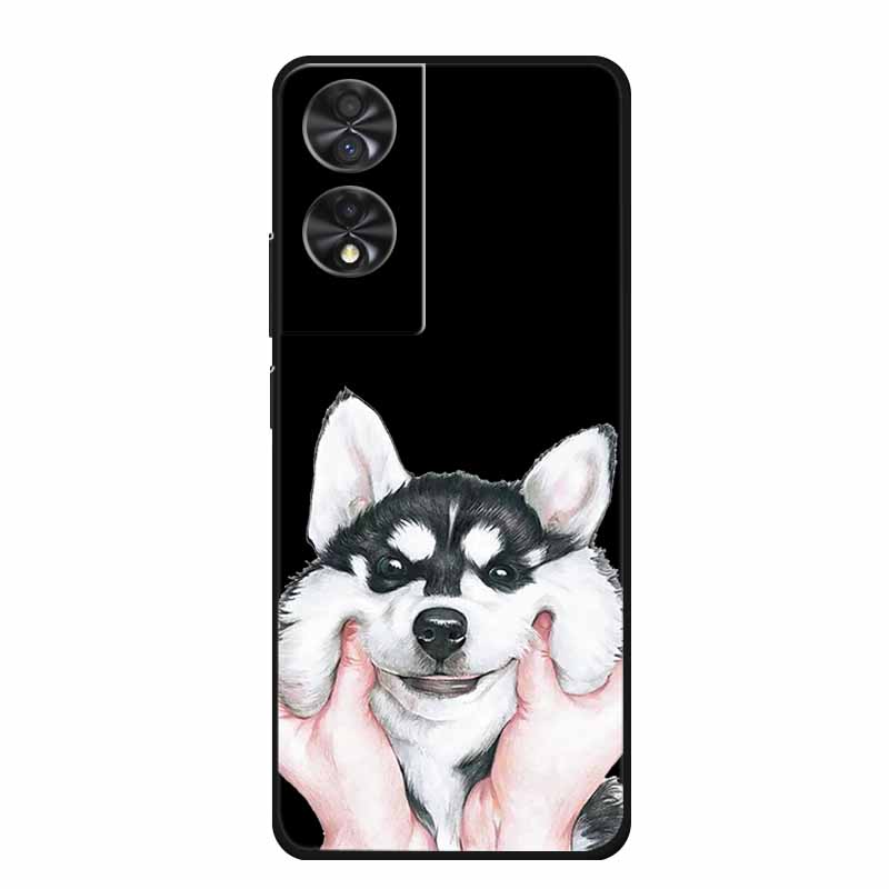

Чорний силіконовий чохол для TCL 50 SE Чохол Coque М яка задня кришка для телефону TCL 40 NxtPaper 4G 505 50 50 XE 5G Чохол Funda Мультяшний кіт TCL 50