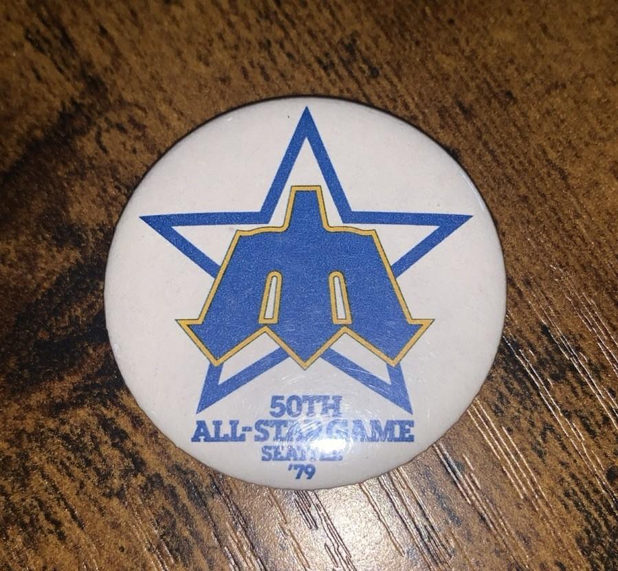 Seattle Mariners Button Pin 50th All-Star Game 1979 MLB XXXL