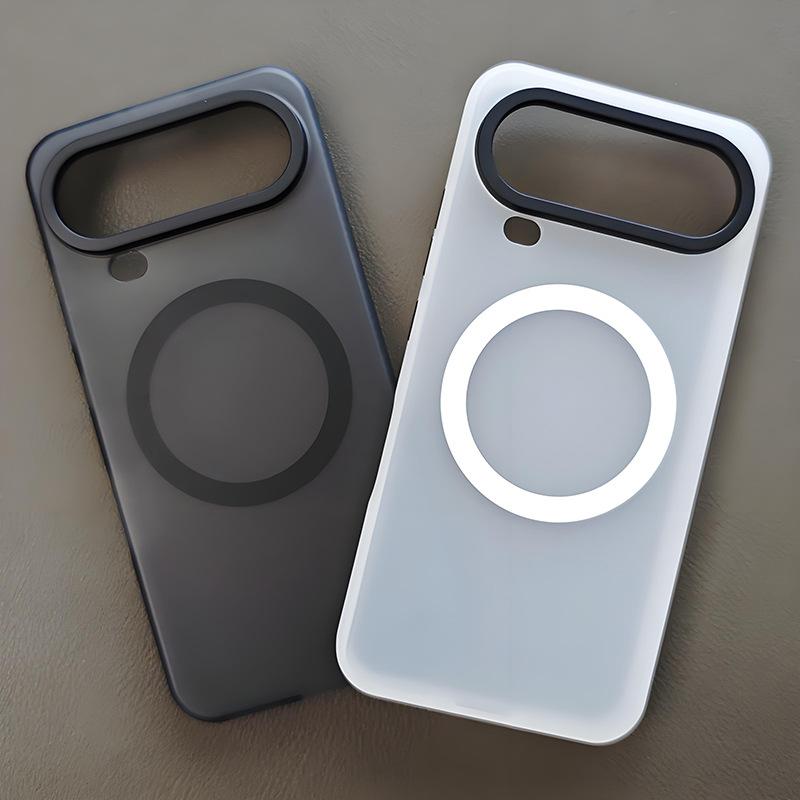 Custodia Air per Honor Magic 8 Pro Magsafe Anti-Impronta Digitale Sottile Nero Opaco Traslucida Opaca Touch Pelle di Bambino Copri Telefono