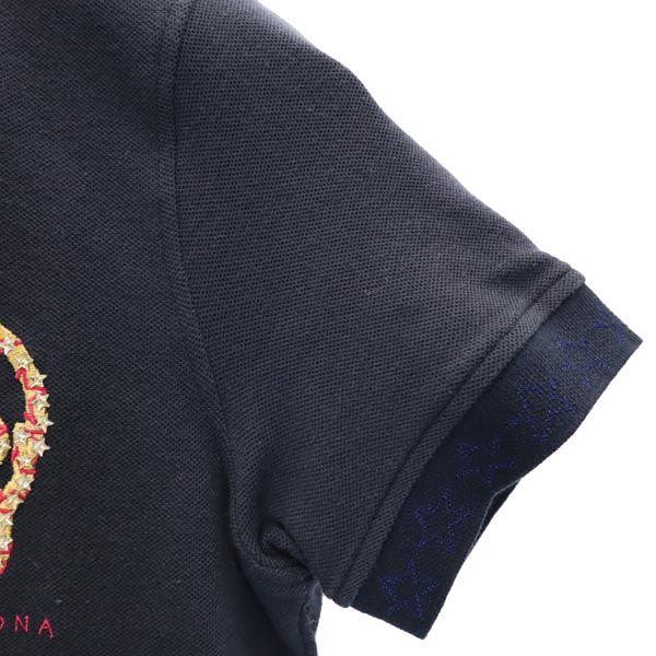 MARK&LONA Made In Japan Golf Short Sleeve Polo Shirt S Navy Fawn Women Used