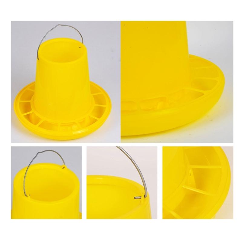 Chicken Feeder Waterer Kits for Chick Poultry Feeding Solution Duck Feeder WateringSupplies Hanging Poultry Feeders