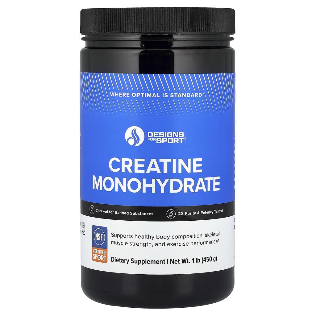 Designs For Health, Designs for Sport®, Creatine Monohydrate, 450g (1lb)